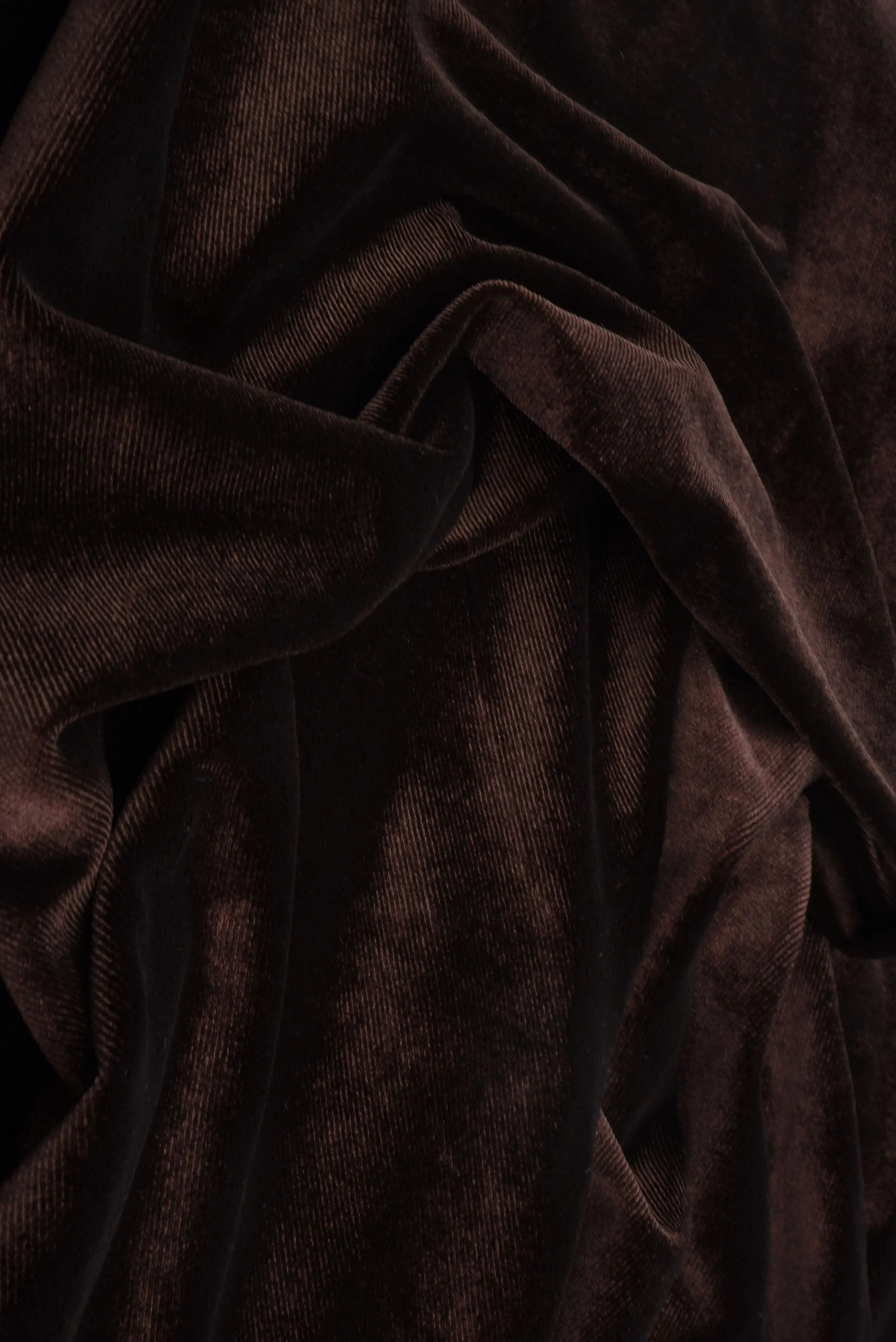 Velvet Solid Stretch Knit Fabric - KNT3850 - Image 3
