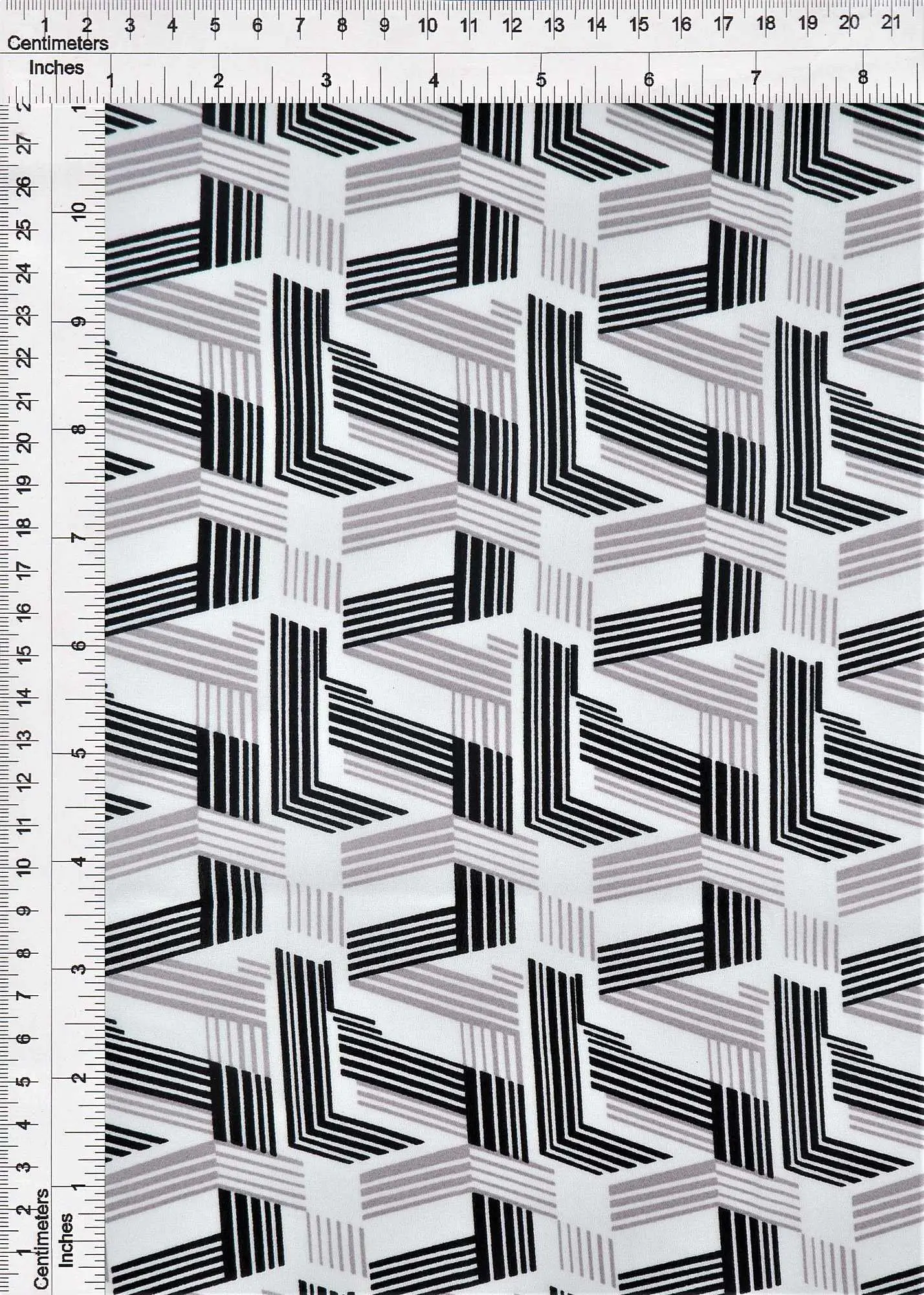 Wool Dobby Geometric Print Fabric - POP3104-MS10063 - Image 6